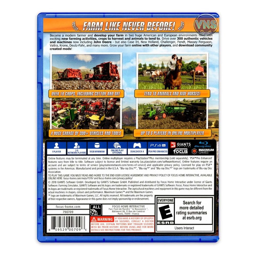 Farming Simulator 19 - PS4 - Mídia Física | Casas Bahia