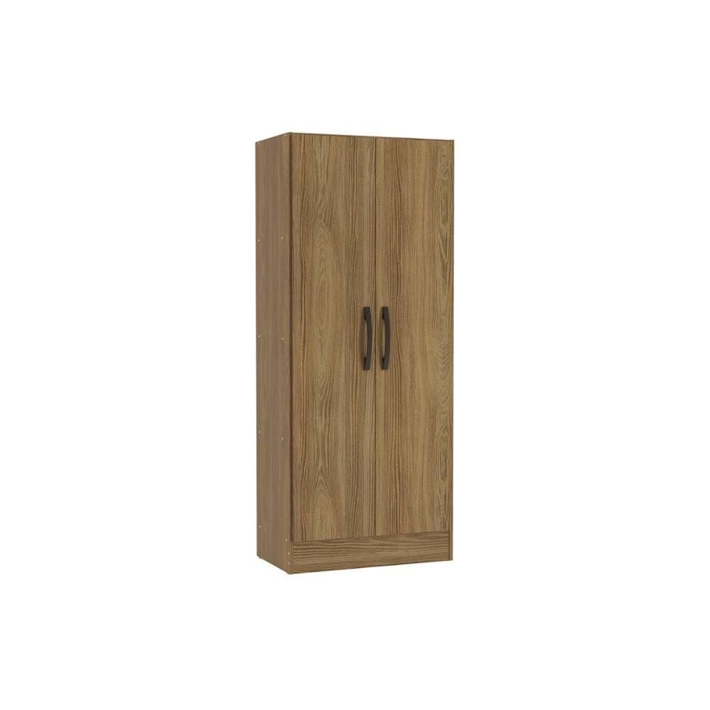 Guarda Roupa Solteiro Multiuso 2 Portas N409 Nogueira - Kappesberg