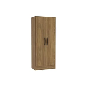 Guarda Roupa Solteiro Multiuso 2 Portas N409 Nogueira - Kappesberg