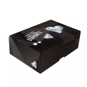 Caixa Practice (Ideal Para 6 Doces Gourmet) Diamante 4x12x8cm 40 Peças - Idea 4934