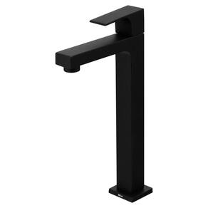 Torneira Bica Alta para Banheiro Fani Retta Preto Fosco 1310 BK330
