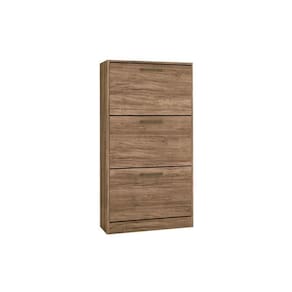 Armário Sapateira Quarto Havana Plus c/ 3 Portas Atacama/Jatobá - Santos Andirá
