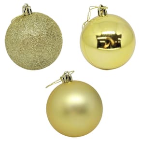 Enfeites Para Decoracao Natal Bola 4Cm Pacote Com 06 Uni.