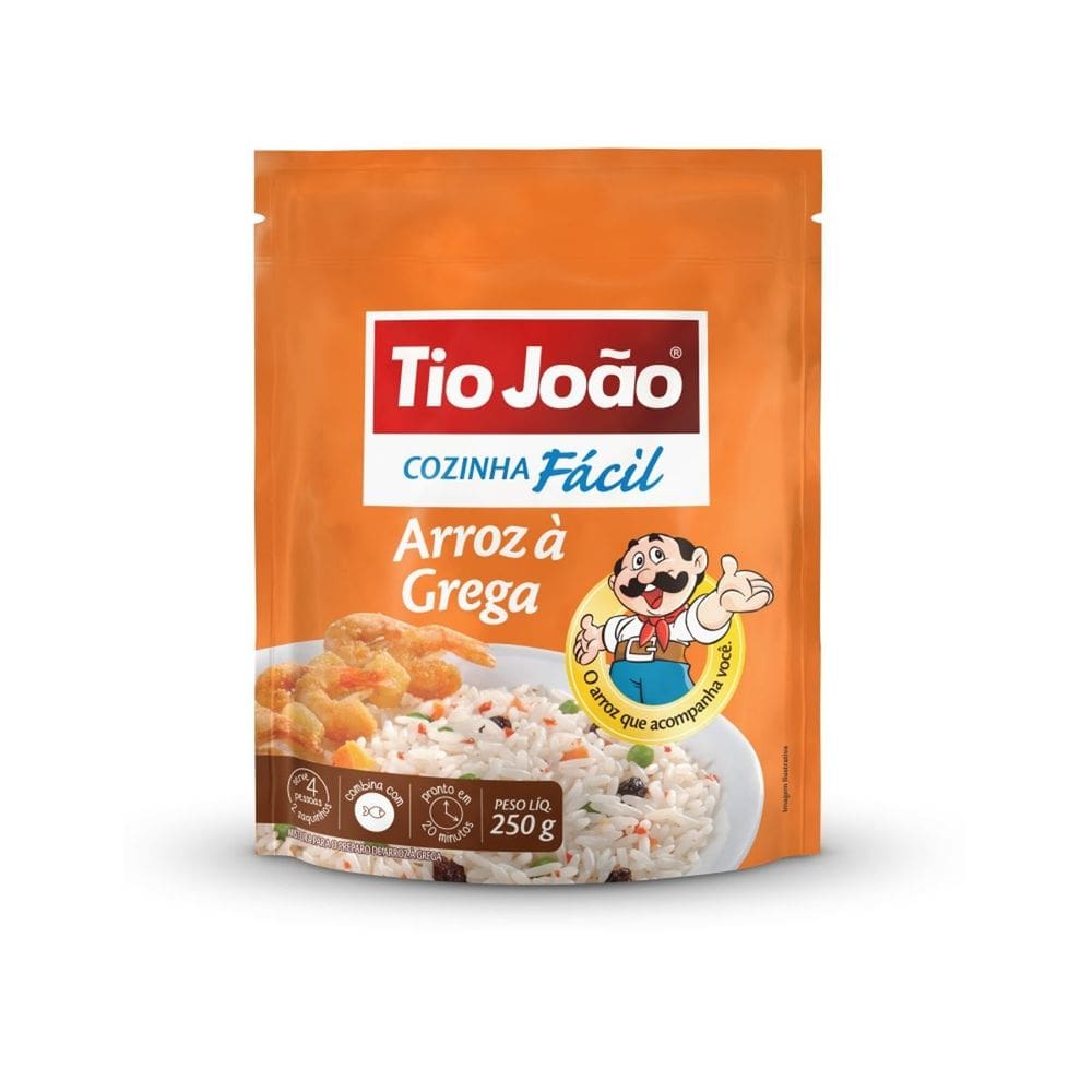 Arroz À Grega Tio João Cozinha Fácil 250G