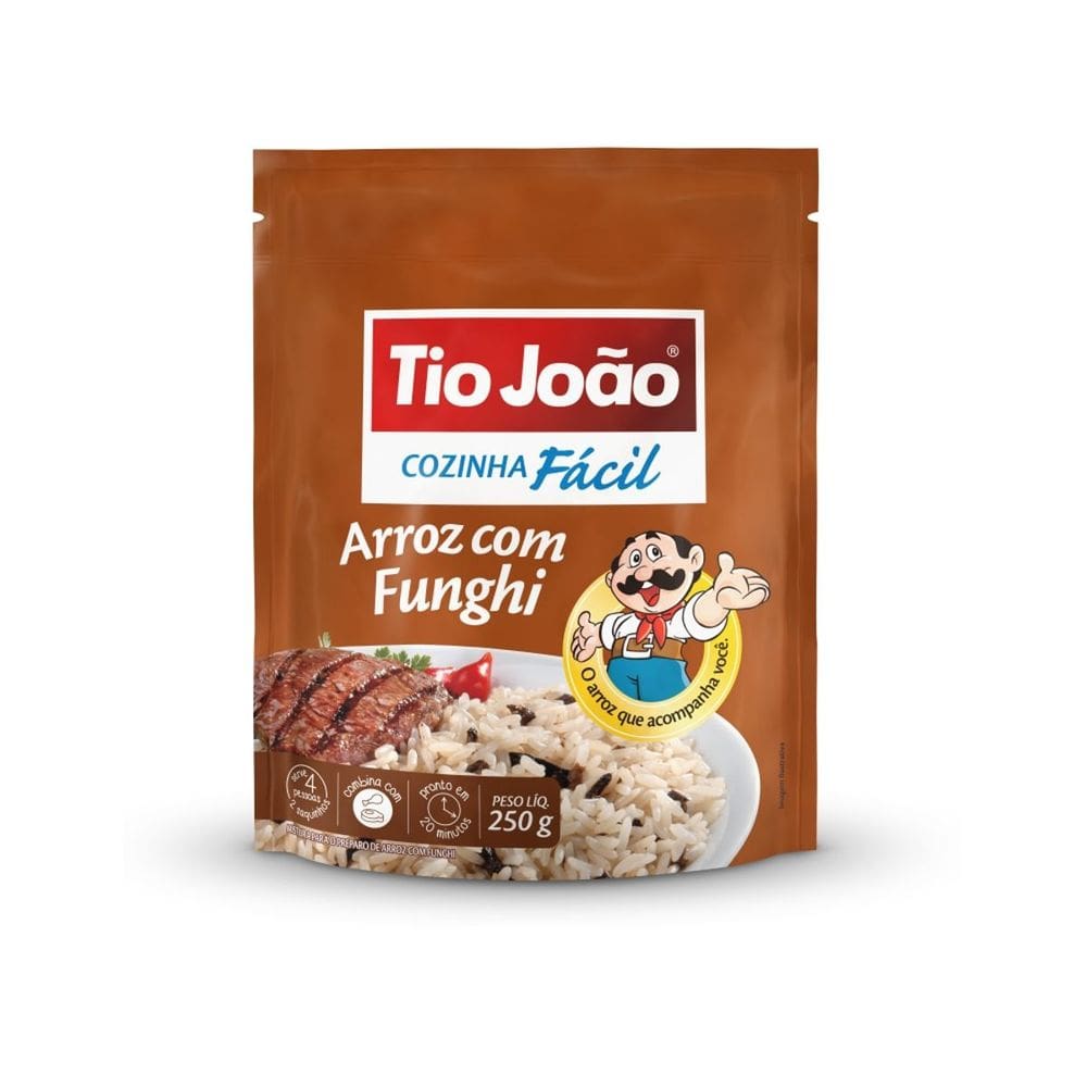Arroz Com Funghi Tio João Cozinha Fácil 250G