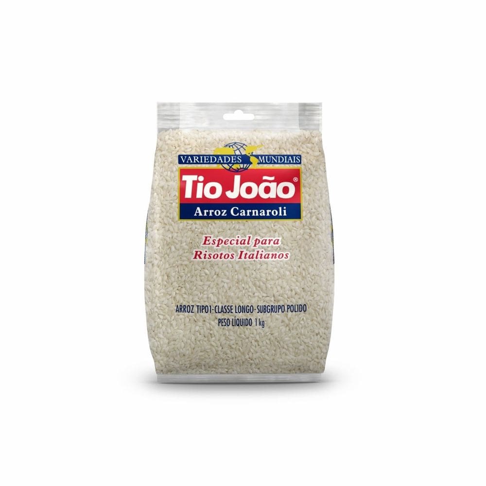 Arroz Carnaroli Tio João Variedades Mundiais 1Kg