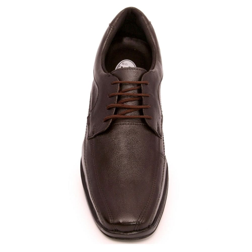 Sapato Social Gel Confort Footwear Em Couro Lindo Café