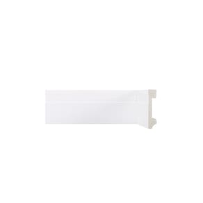 Rodapé de Poliestireno Frisado 7cm X 15mm X 2,40m - caixa com 28,8 Unidade - Branco