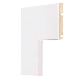 Guarnição de Poliestireno Lisa 7cm X 15mm X 2,40m - caixa com 28,8 Unidade - Branco