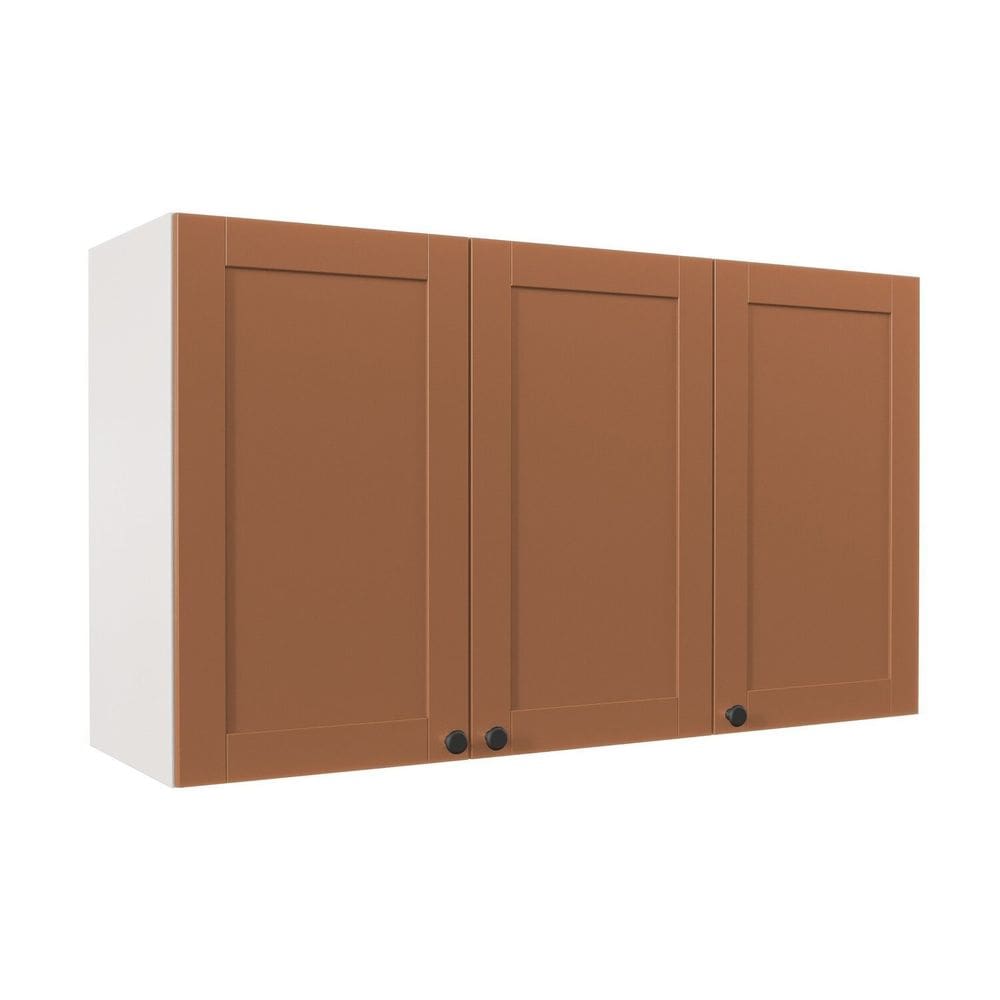 Aéreo 3 Portas 120cm Arizona Cabecasa Madeiramadeira Branco/Terracota