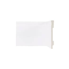 Rodapé de Poliestireno Frisado 150cmx15mmx240m Pix Revestimentos - caixa com 28,8 Unidade - Branco
