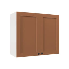 Aéreo 2 Portas 80cm Arizona Cabecasa Madeiramadeira Branco/Terracota