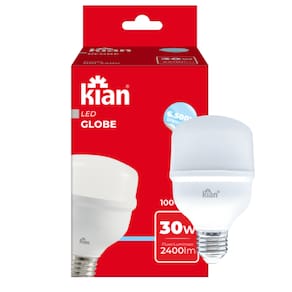 Lâmpada Led Globe 30W 6500K Branca Fria Base E27 Bivolt Kian