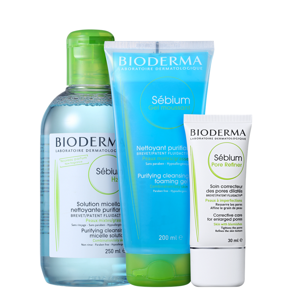 Kit Bioderma Sébium Trio (3 Produtos)