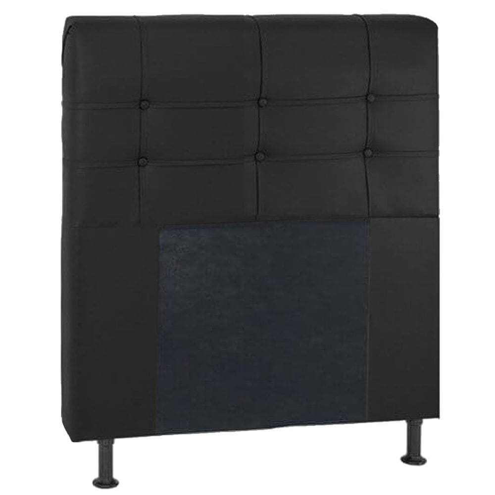 Cabeceira Paris Solteiro Courino Havaí Cor Preto