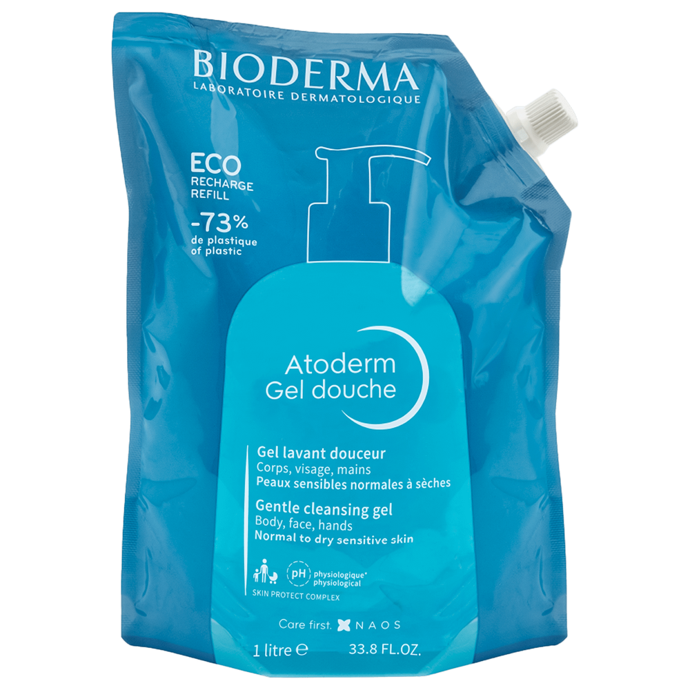 Bioderma Atoderm Gel Douche Refil - Gel de Banho 1L