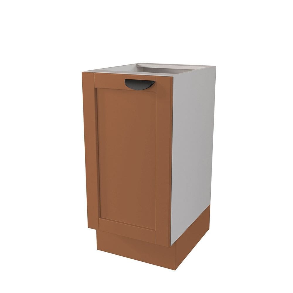 Balcão 1 Porta 40cm sem Tampo Arizona Cabecasa Madeiramadeira Branco/Terracota