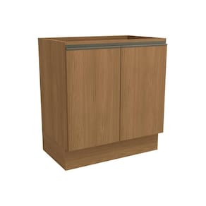 Gabinete de Cozinha Modulado Balcão Maxxi G744 c/ 2 Portas s/ Tampo 80cm Canela - Kappesberg