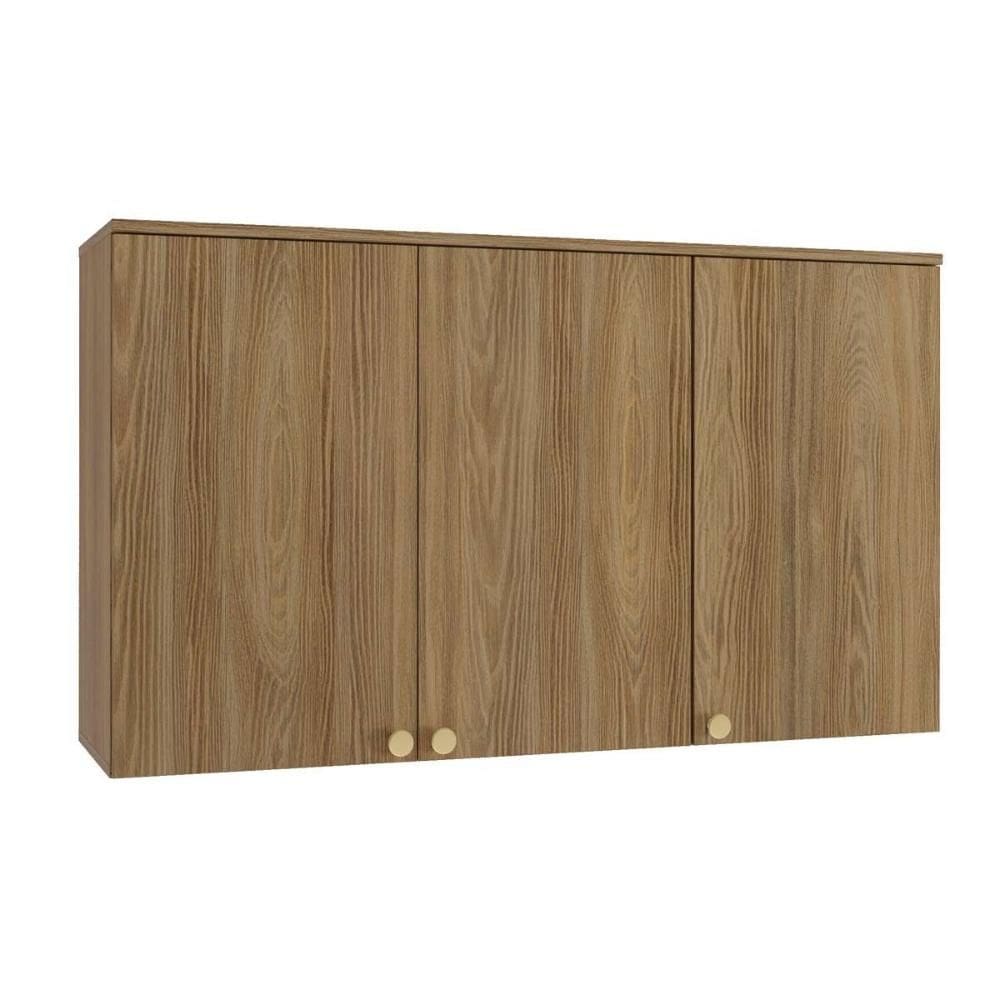 Módulo Cozinha Kappesberg Botanic Armário Botanic M634 c/ 3 Portas 120cm Nogueira - Kappesberg