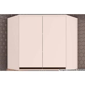 Módulo Cozinha Henn Connect Canto Oblíquo c/ 2 Portas 80x83cm Off White-Henn