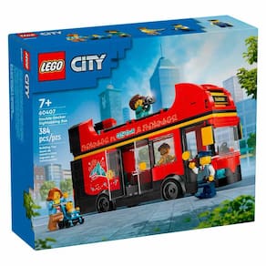 Blocos de Montar - Ônibus Turístico de Dois Andares - 384 peças - LEGO City