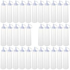 Kit 32 Bisnagas Plásticas Grandes 400ml Maionese Ketchup Mostarda Plasvale Lanchonete