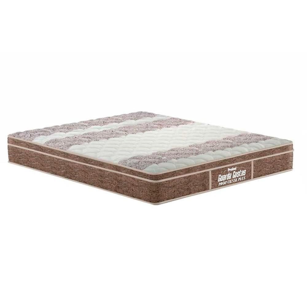 Colchão Queen Anatômico D33 / Firmepedic Guarda Costas PróIntense Plus Euro Pillow Brown (158x198x24) - Probel