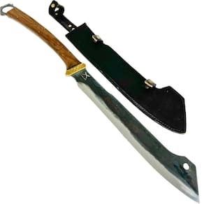 Espada Dadao 17` Condor Dinastia Bainha em Couro Artesanal Tradicional Chinesa