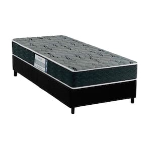 Conjunto Box Solteiro: Colchão Espuma Probel D33 Advanced Mega Resistente + Base CRC Suede Black (88x188)