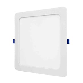 Painel LED Play Embutir Quadrado 18W Bivolt 6.500K - Branco