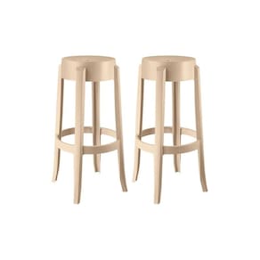 Kit 2 Banqueta de Cozinha Shine UZ8007 2 Un Capuccino - Kappesberg