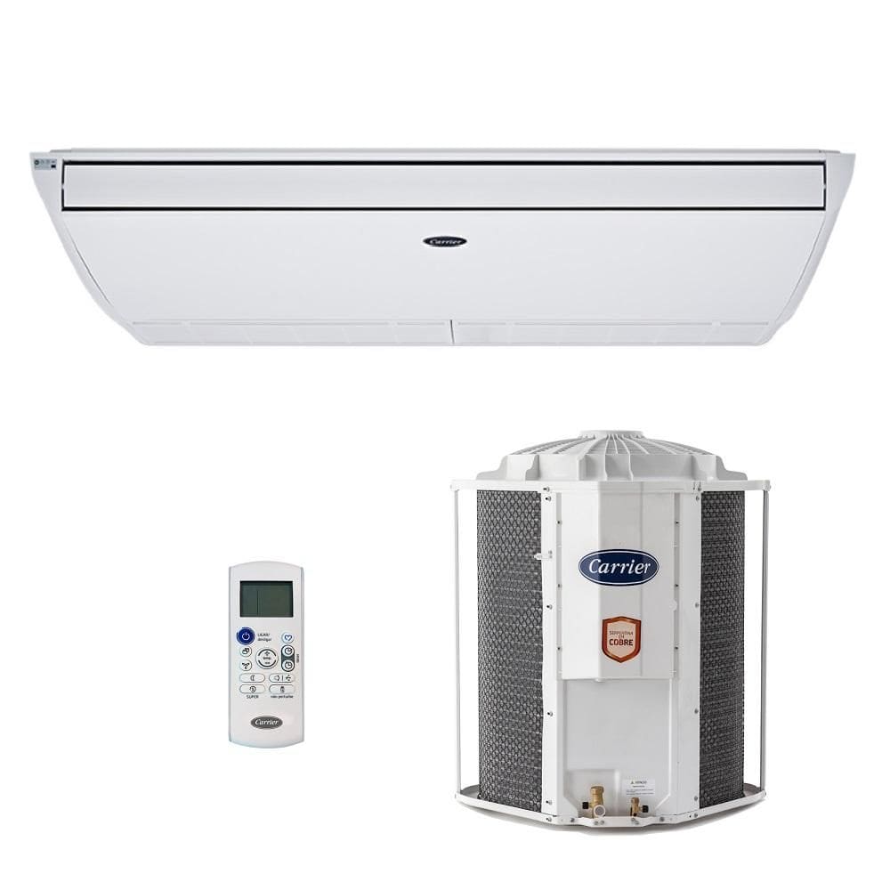 Ar condicionado Split Teto Carrier Xperience Fixo 57.000 BTU/h Frio Trifásico Branco 42ZQB60C5/38CCW060535MC 220V