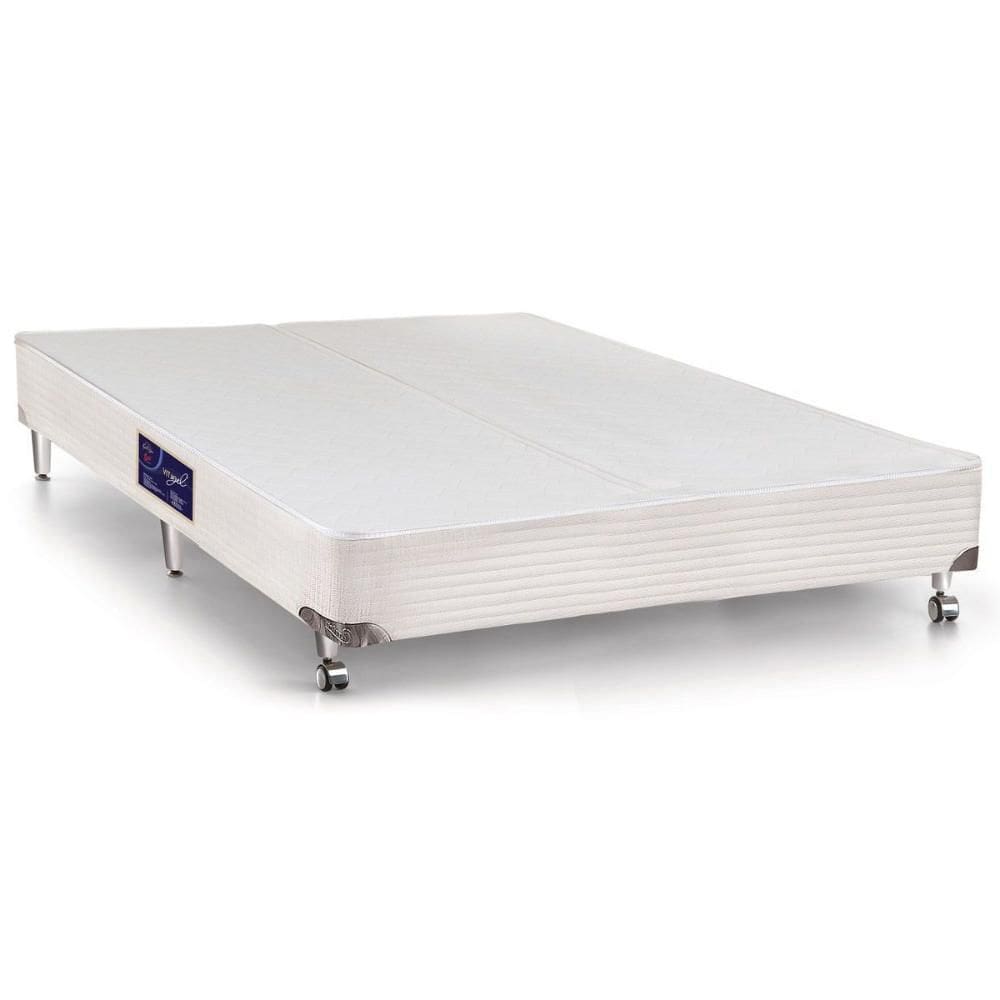 Cama Box Base Casal Gold Star Vitagel White (138x188x27) - Castor