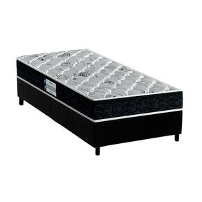 Conjunto Box Solteiro: Colchão Anatômico Probel D45 Firmepedic ProDormir Advanced Tech2000 + Base CRC Suede Black (88x188)