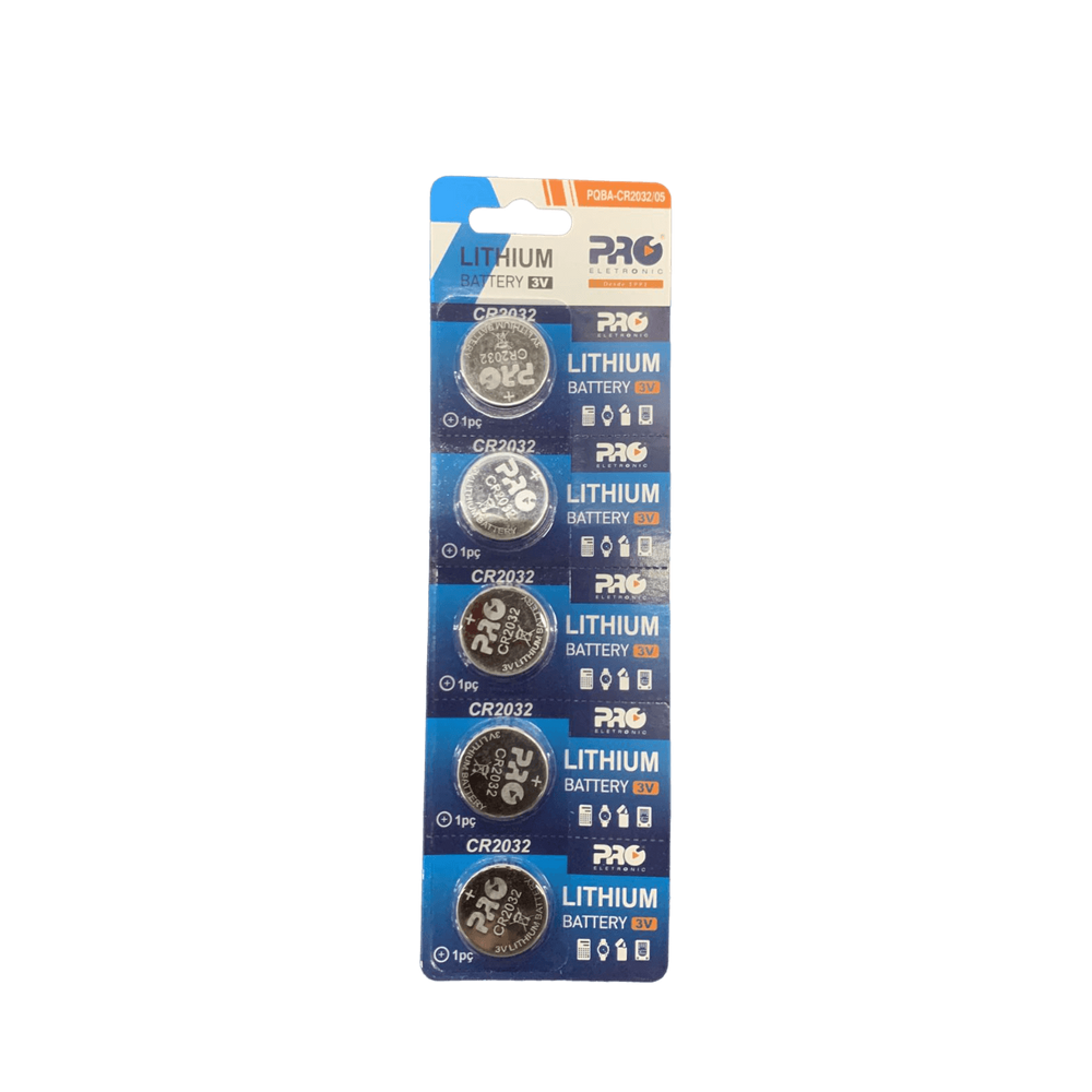 Bateria CR2032 blister com 5 unidades