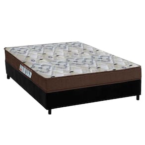 Cama Box Viúva: Colchão Ortopédico Ortobom D45/EP Anatômico Fort Tech ISO 150 + Base CRC Suede Black(128x188)