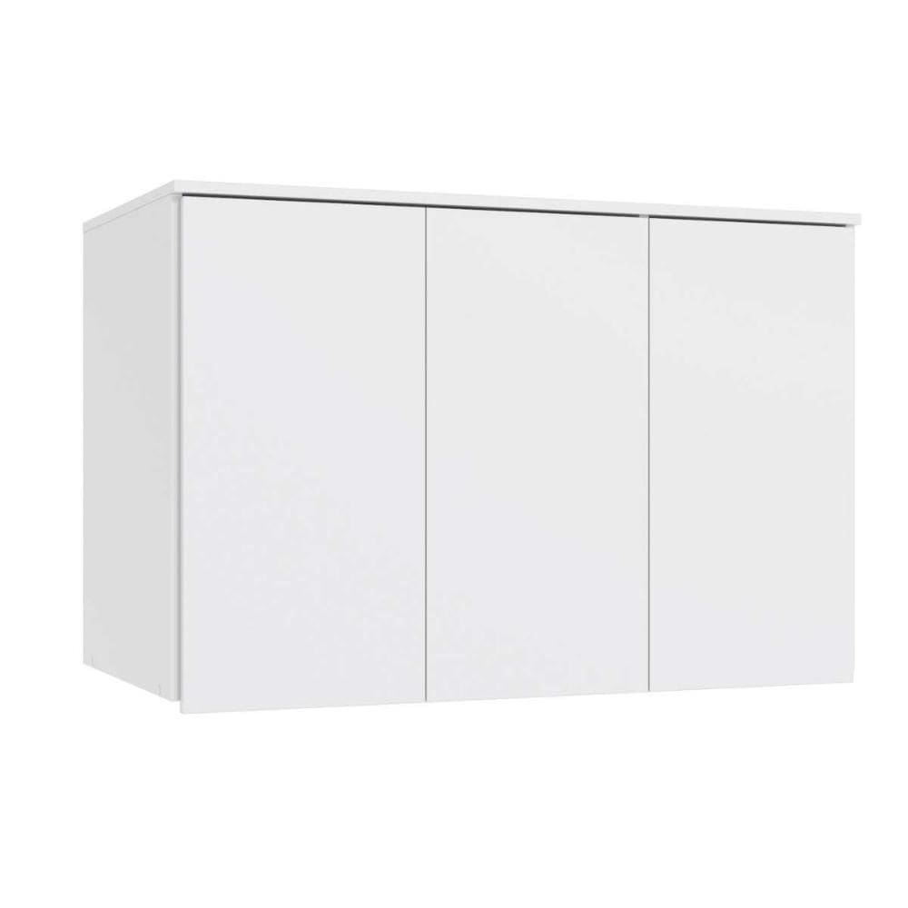 Módulo de Quarto Solteiro Armário Ponte Aéreo N541 Adapt c/ 3 Portas Branco - Kappesberg