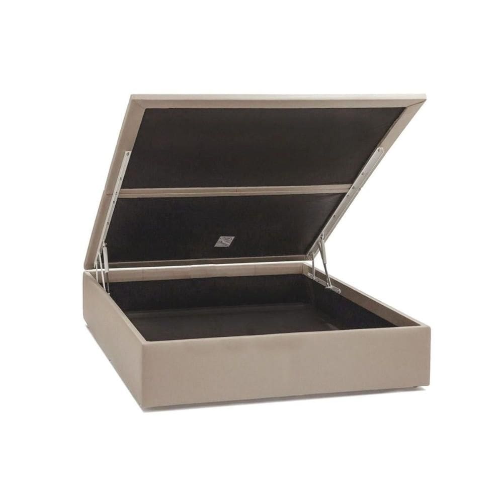 Cama Box Baú Casal Universal Courano Clean (138x188x39) - Ortobom