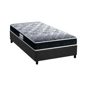 Cama Box Solteiro: Colchão Espuma Probel D33/EP Anatômico Advanced Tech1500 + Base CRC Suede Gray(88x188)