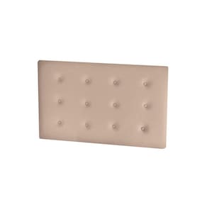Multiuso de Quarto Bebê Kit Capitonê Courano p/ Berço Maria Courano Bege - Peroba