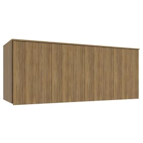 Módulo de Quarto Adapt Armário Ponte Aéreo Queen Adapt N543 c/ 4 Portas Nogueira - Kappesberg