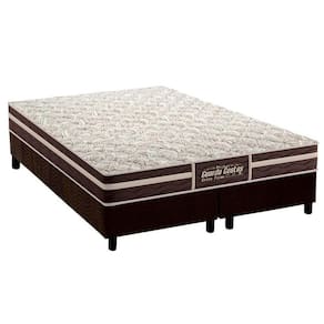 Cama Box King: Colchão Ortopédico Probel Guarda Costas Extra Firme + Base CRC Suede Brown (193x203)