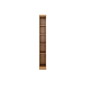 Cantoneira Modulada Armário Rizon/Linea c/ 4 Prateleiras s/ Portas Cumaru - Novo Horizonte