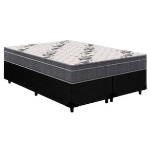 Conjunto Box Queen: Colchão Anatômico Ortobom D33 Airtech 100 + Base CRC Courano Black (158x198)