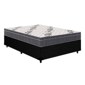 Conjunto Box Casal: Colchão Anatômico Ortobom D33 Airtech 100 + Base CRC Courano Black (138x188)
