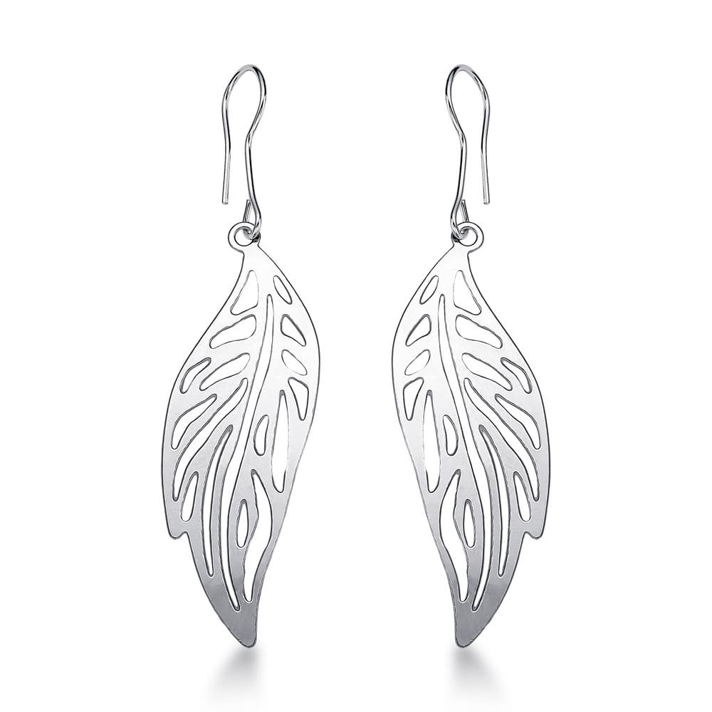 Brinco Feminino Prateado Aço Cirúrgico Antialérgico Casual