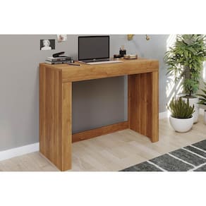 Mesa Escrivaninha Casal Cléo c/ 1 Gaveta Cinamomo - Permóbili