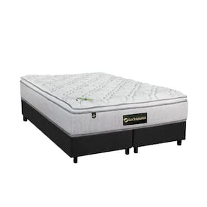 Conjunto Box King: Colchão Molas Luckspuma Bonnel Trade + Base CRC Suede Gray(193x203)