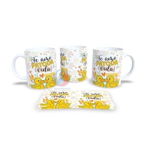 Caneca Cerâmica Personalizada Dia dos Namorados / Casal - Modelo 785100