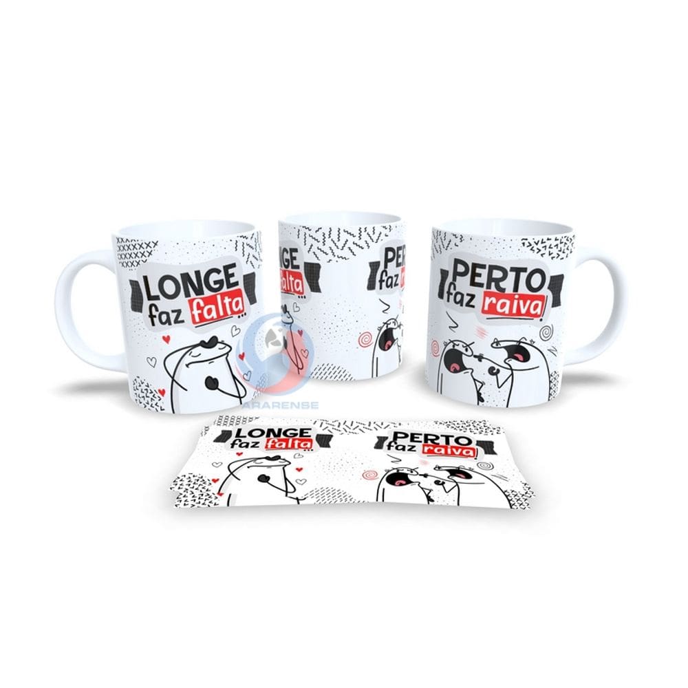 Caneca Cerâmica Personalizada Dia dos Namorados / Casal - Modelo 785089
